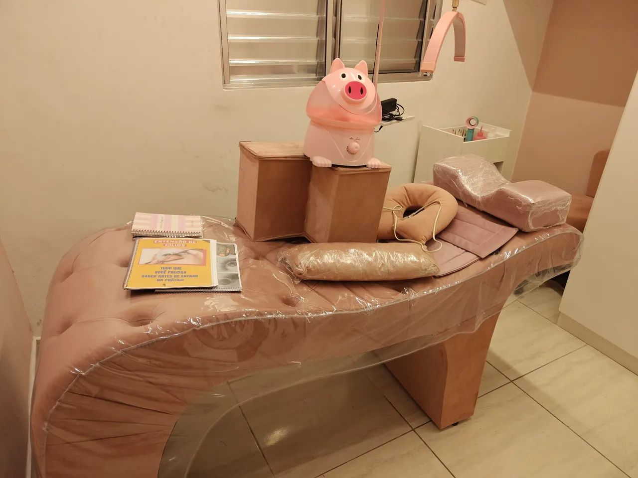 MACA + LUMINÁRIA + KIT DE EXTENSÃO DE CÍLIOS 
