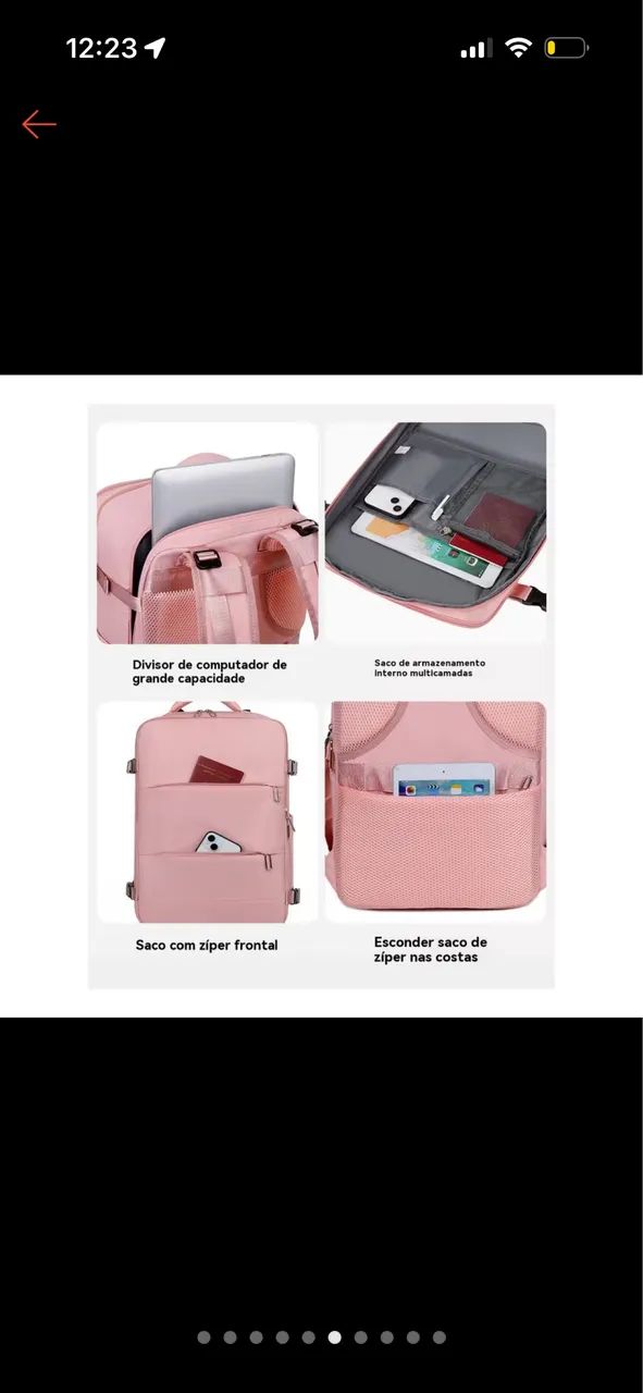 Mochila para viagem  - Foto 3