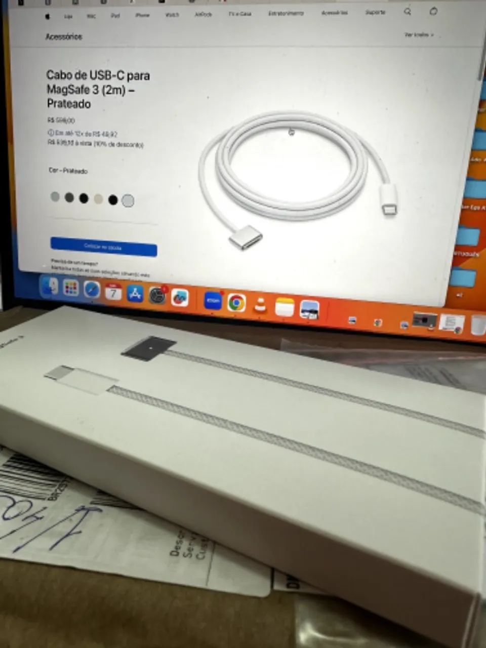 Cabo USB-c para MagSafe 3 (2m)