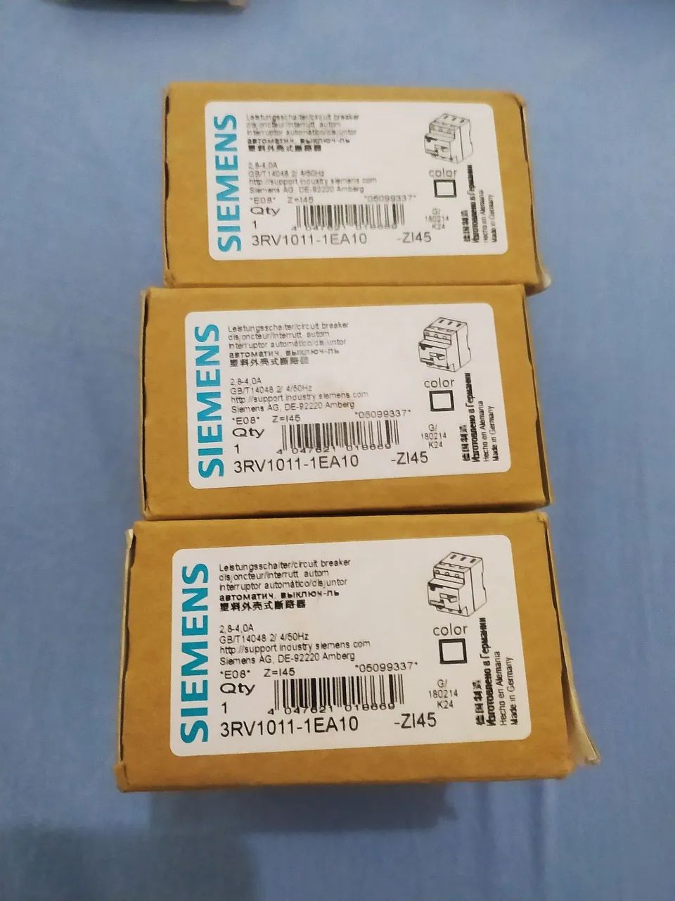 Disjuntor motor Siemens 2,8-4,00a 3RV1011-1EA10 - Foto 2