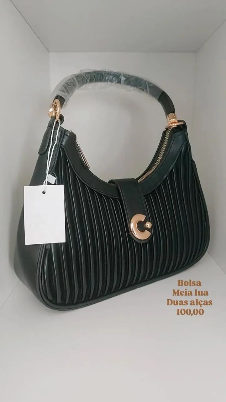 Bolsa Meia lua modelo Virgínia 