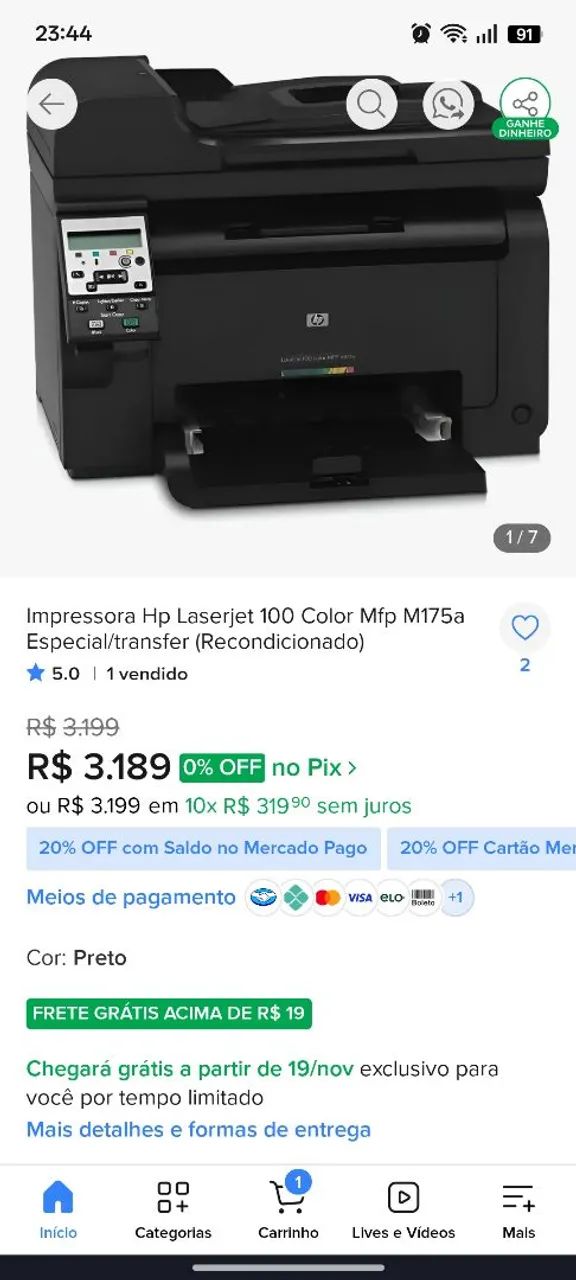 Transfer giro + impressora laser colorida  - Foto 3