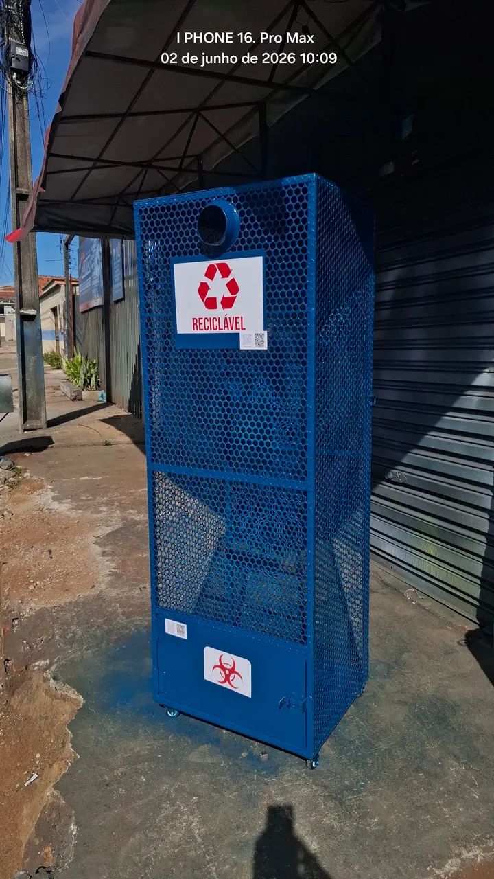 Porta latinha  170x65x55. Todo na chapa moeda  - Foto 2