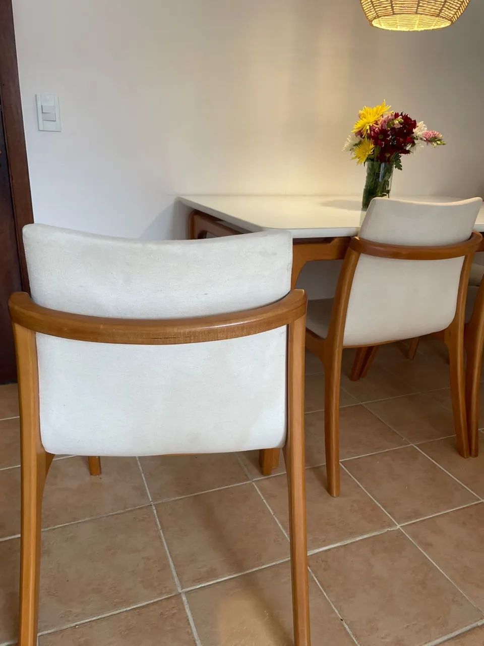 *Mesa Madeira Maciça + 4 Cadeiras Luxo*487296119194920964