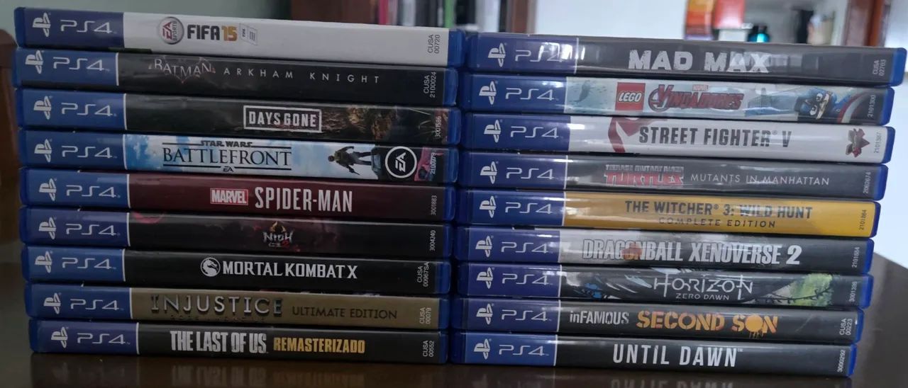 PACK DE GAMES PS4