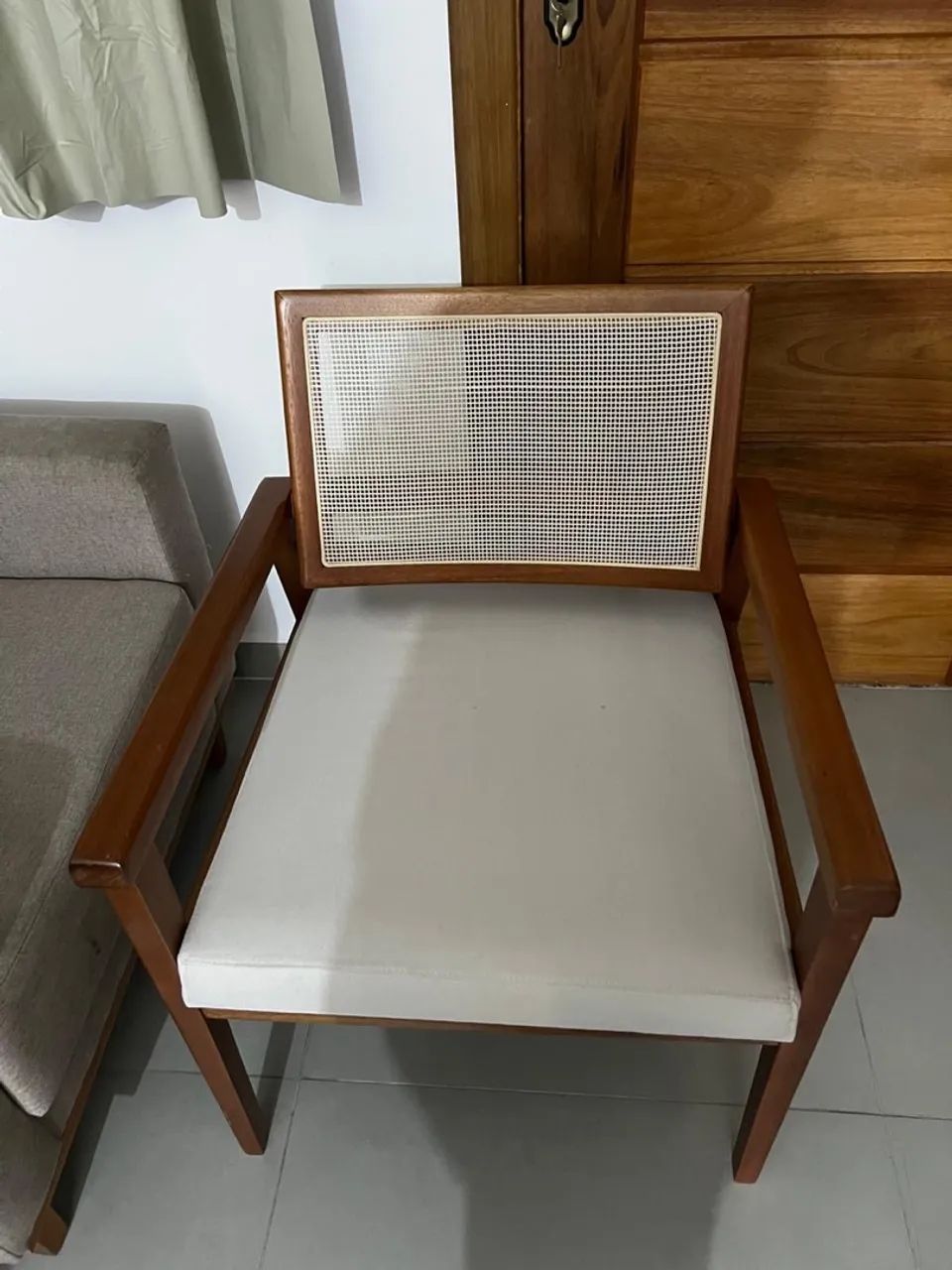 Cadeira de Telinha Off White