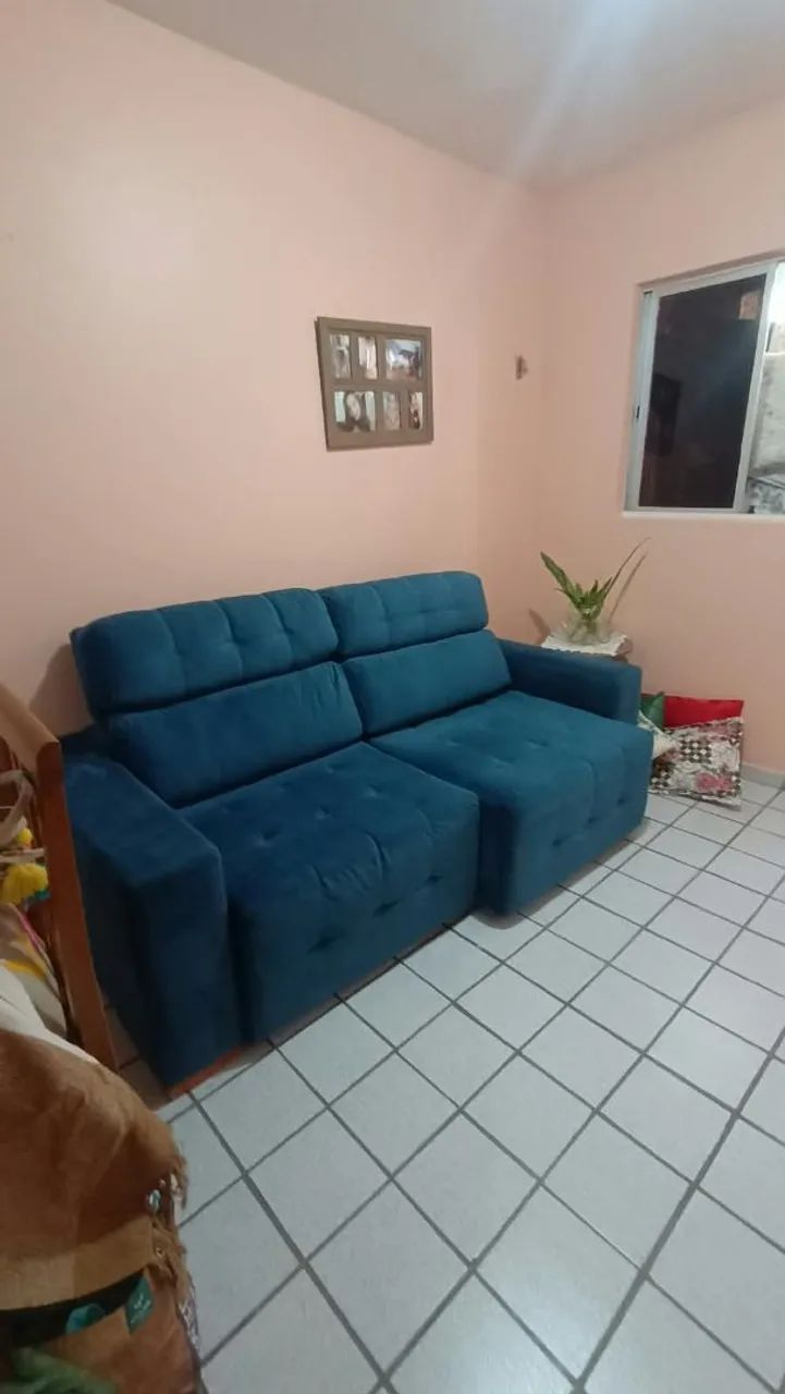 Sofá retrátil 3 lugares semi novo  - Foto 2