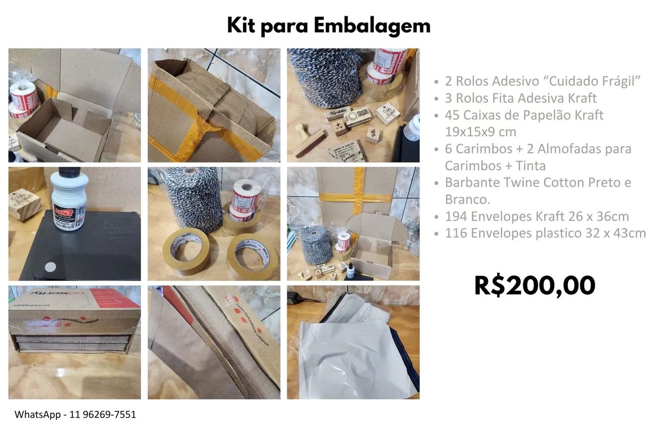 Lote para embalagens 