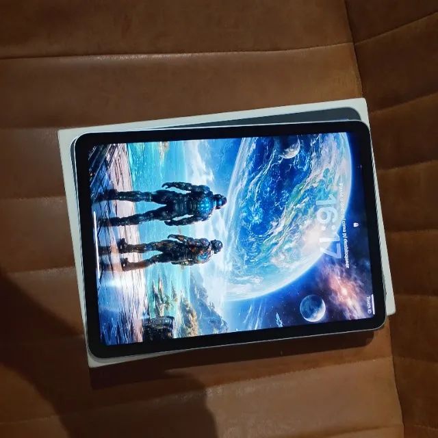 ipad m2 air processador m2 128 gb completo com nota e garantia caixa caneta novo capa - Foto 5