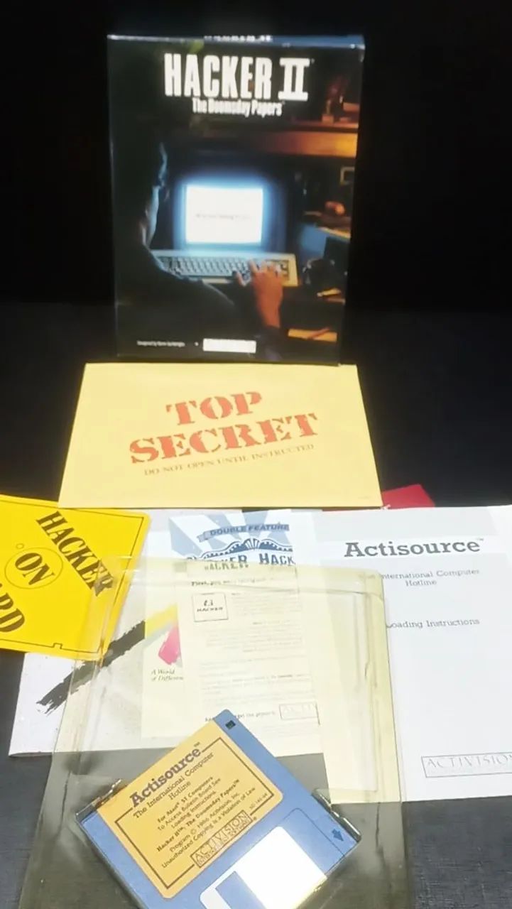 Jogo Atari computer Hacker II The Doomsday papers  - Foto 4