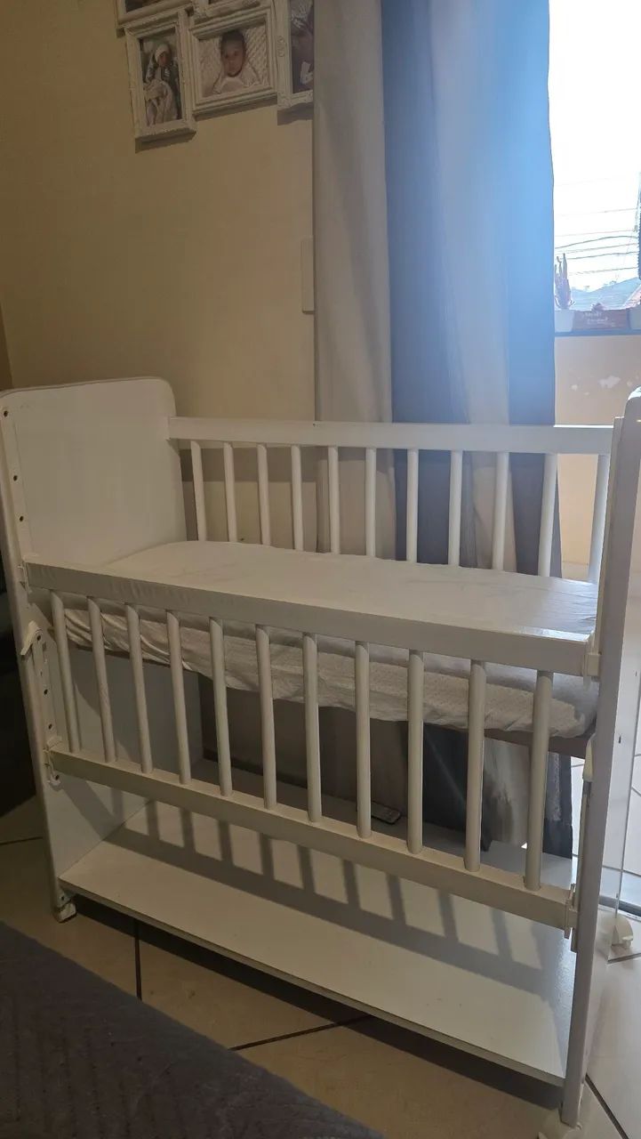 Berço Mini - Compacto com colchão  - Foto 3
