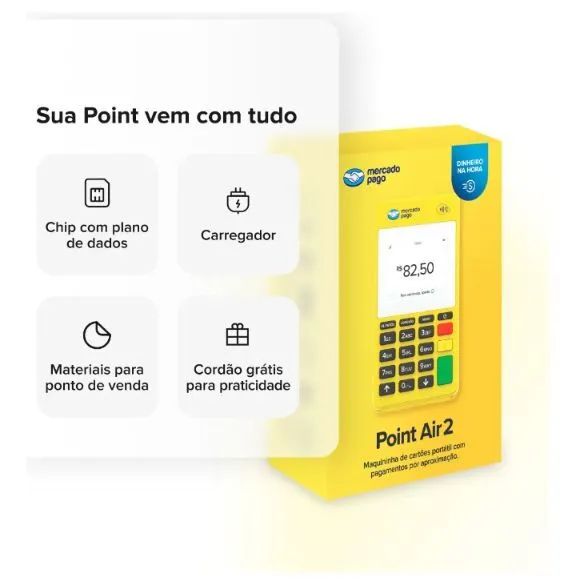 Máquina de cartão Point Air2 retirar em Nilópolis 