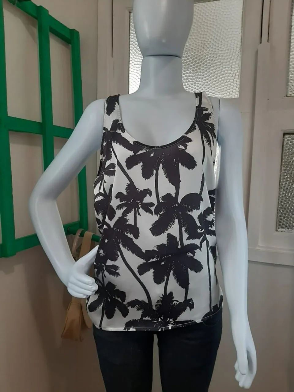 Blusa nadadora coqueiros