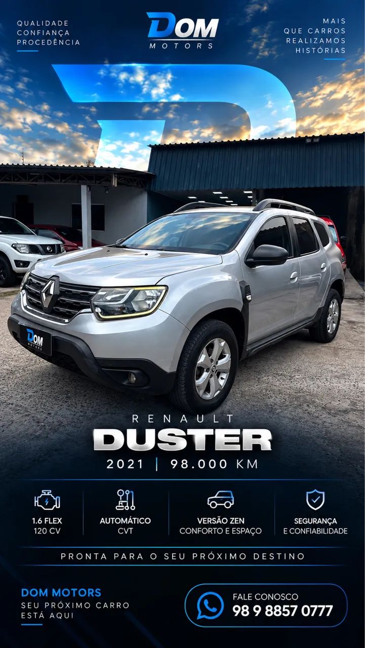 Renault Duster ZEN 1.6 16V FLEX AUT. 2021