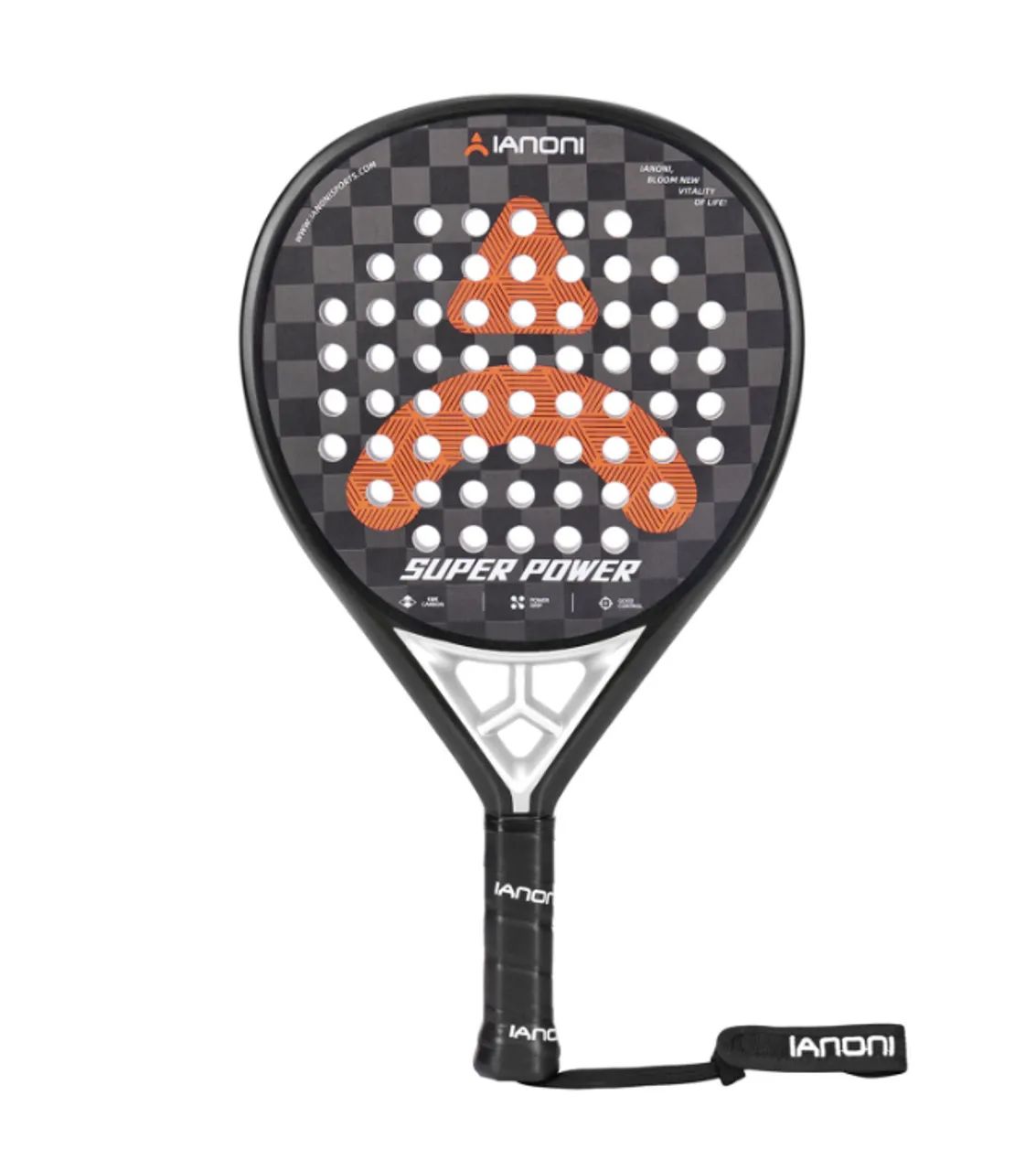 RAQUETE DE PADEL 18K CARBON - POTÊNCIA E CONTROLE PROFISSIONAL