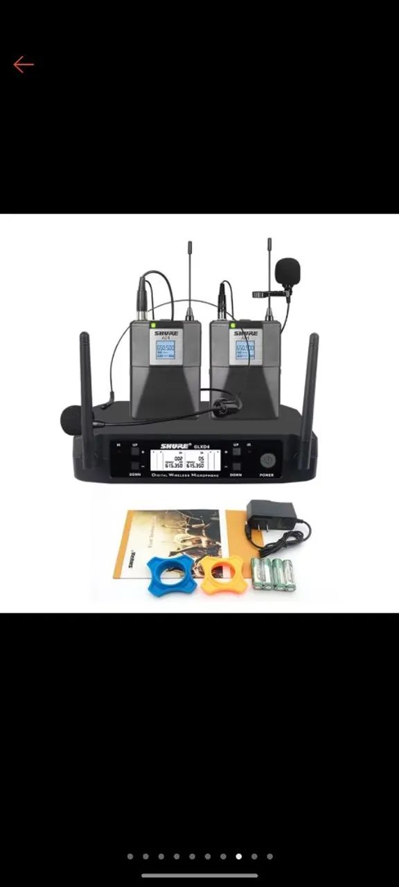 Vendo par de microfone SHURE top de linha novos - Foto 4