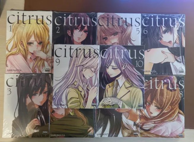 Mangá Citrus Vol. 1 ao 10 COLEÇÃO COMPLETA - TODOS LACRADOS