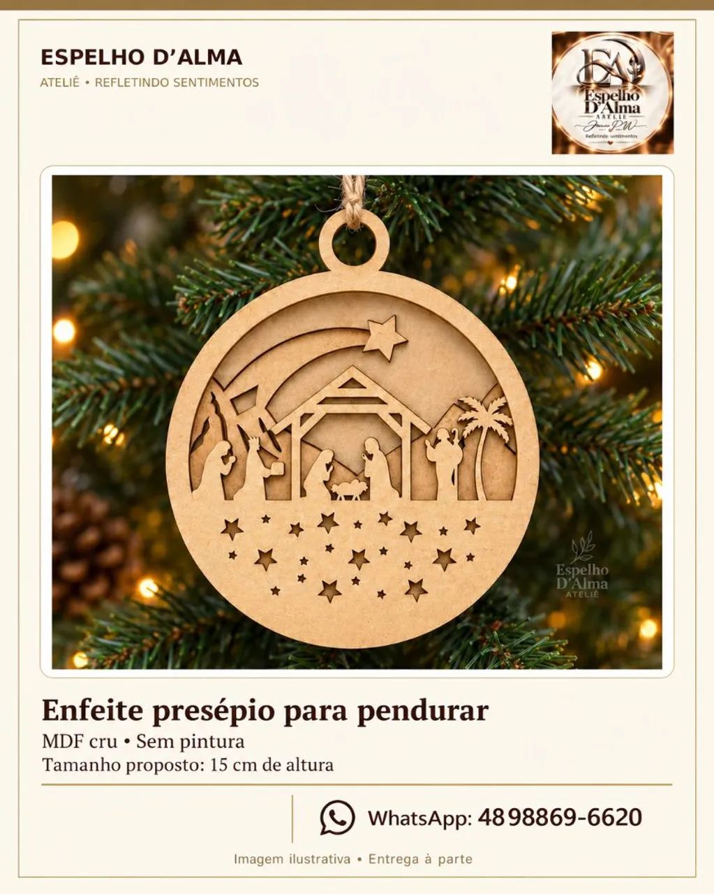 Enfeite de natal  - Foto 4