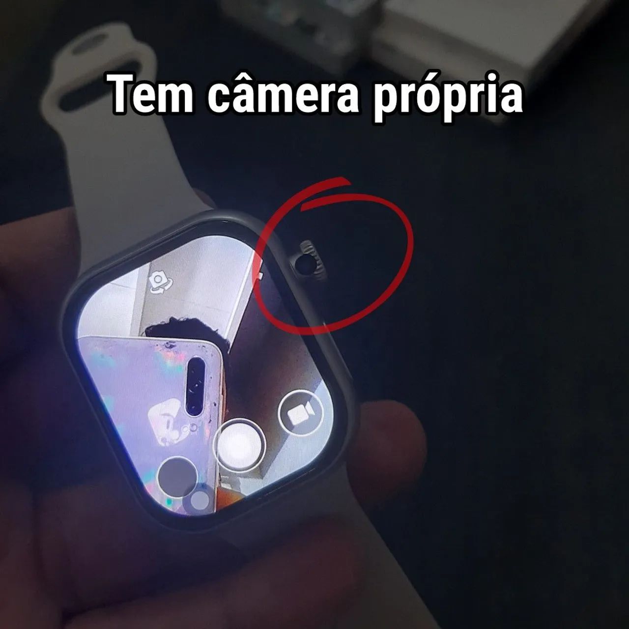 Relógio Smartwatch Android com chip e c âmera - Foto 2