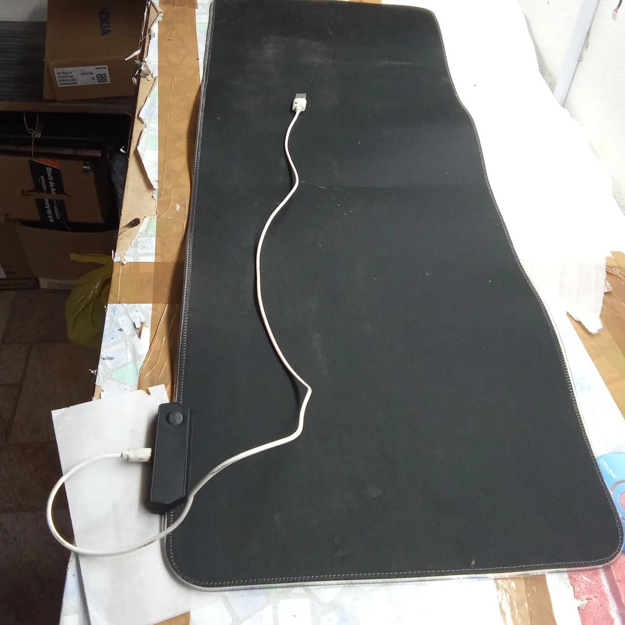 Mouse pad gamer com led...80 cm comprimento e 30 de largura - Foto 4