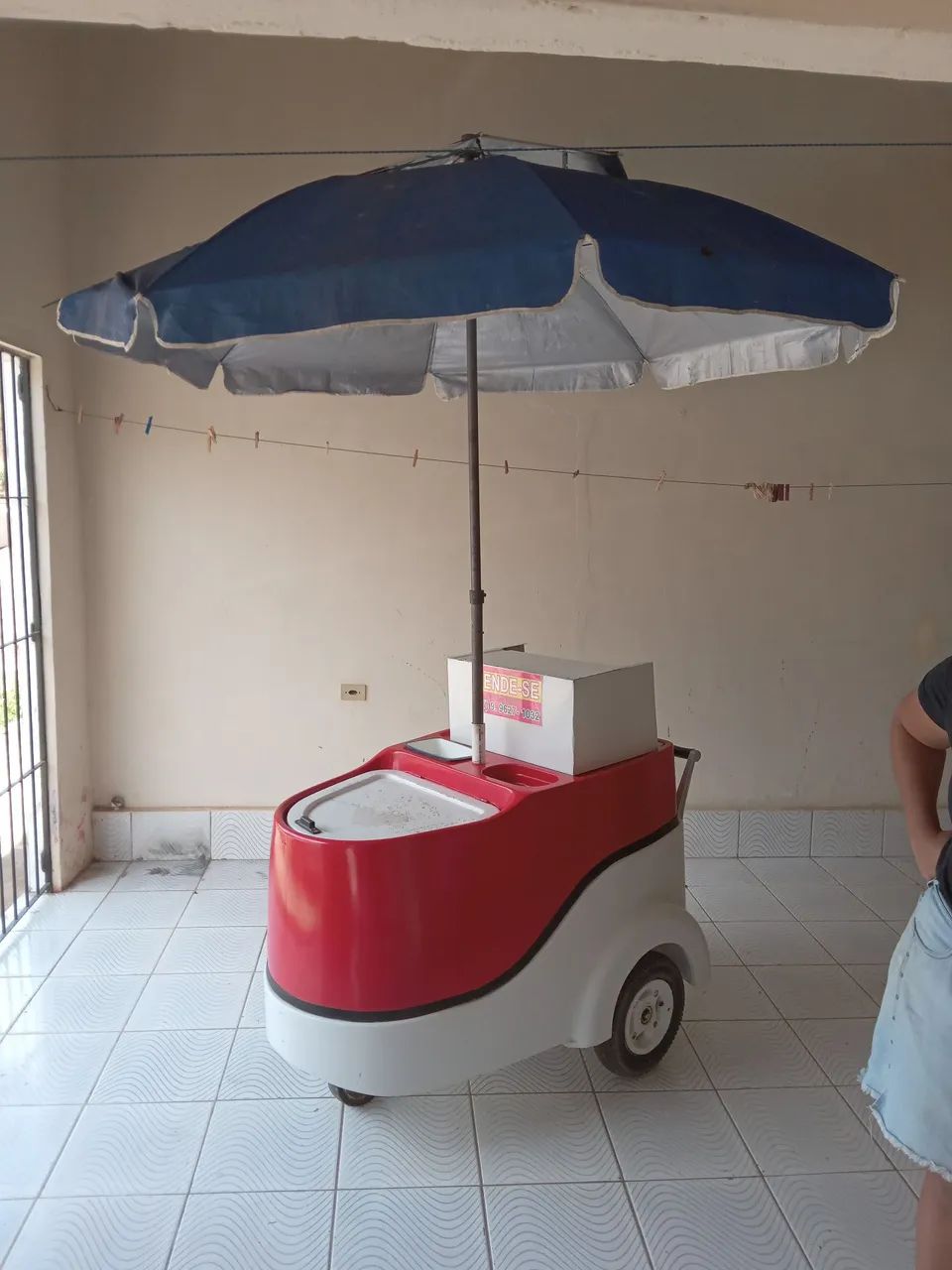 Carrinho de churrasco ou lanche 