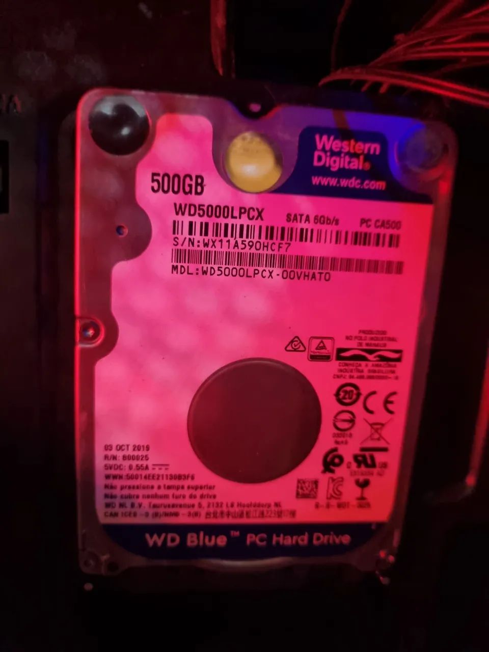 HD 500gb WD Blue