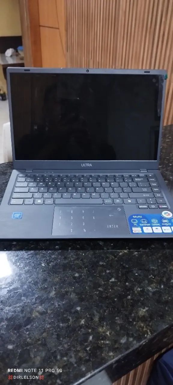 Notebook Multilaser ultra, praticamente novo, possui a película ainda no visor! - Foto 4