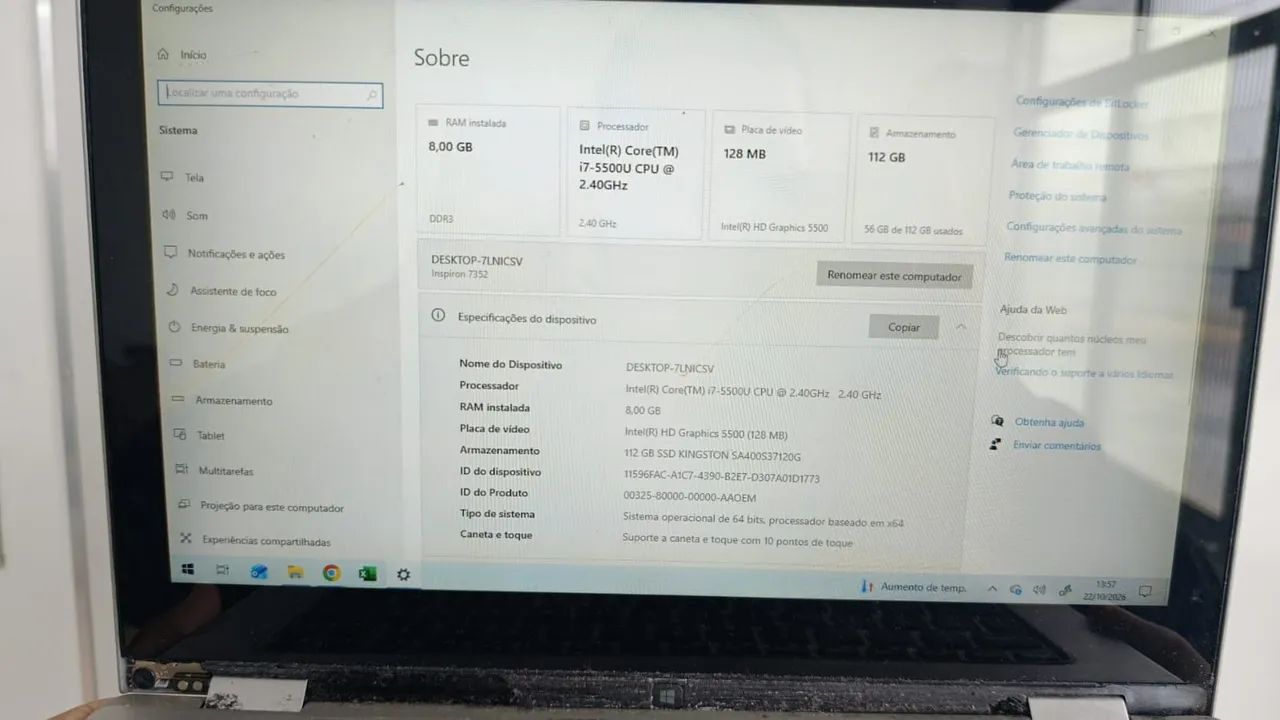 Vendo notebook Dell i7 - Foto 2