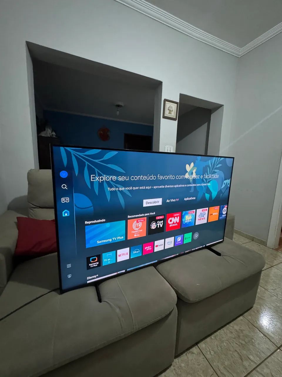 Smartv 55" Samsung - Trocas - Foto 3