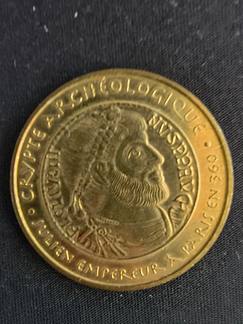 Moeda medalha turística francesa 2015