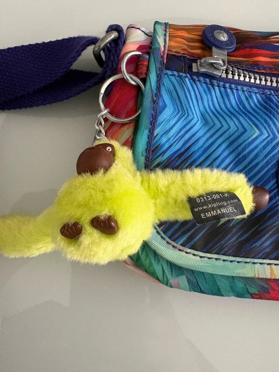Bolsa Kipling original colorida  - Foto 4