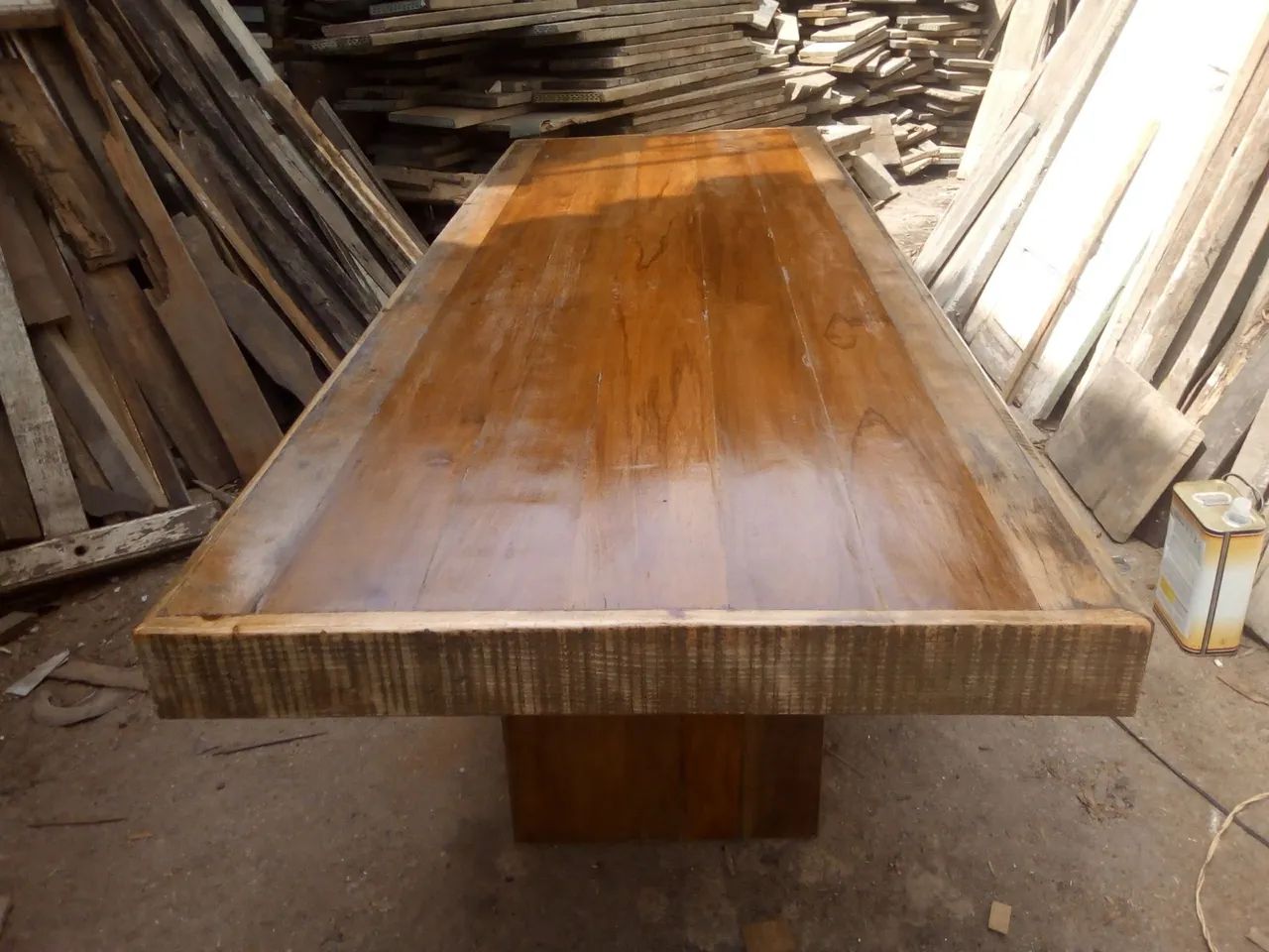 Mesa de madeira demolição  - Foto 4