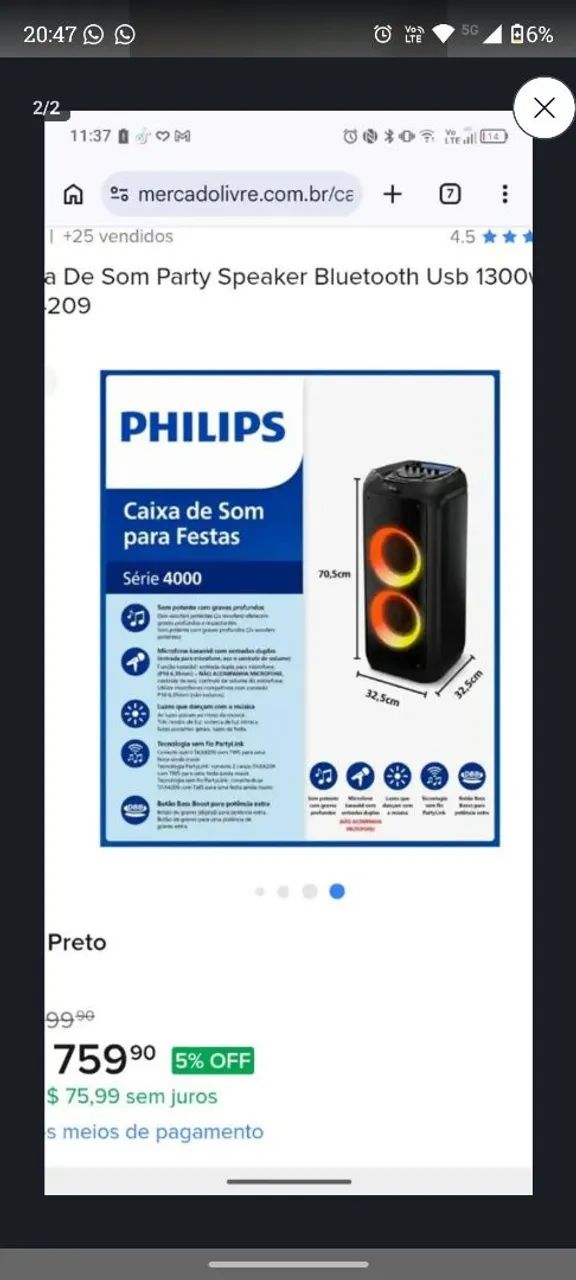 Caixa de som - Foto 2