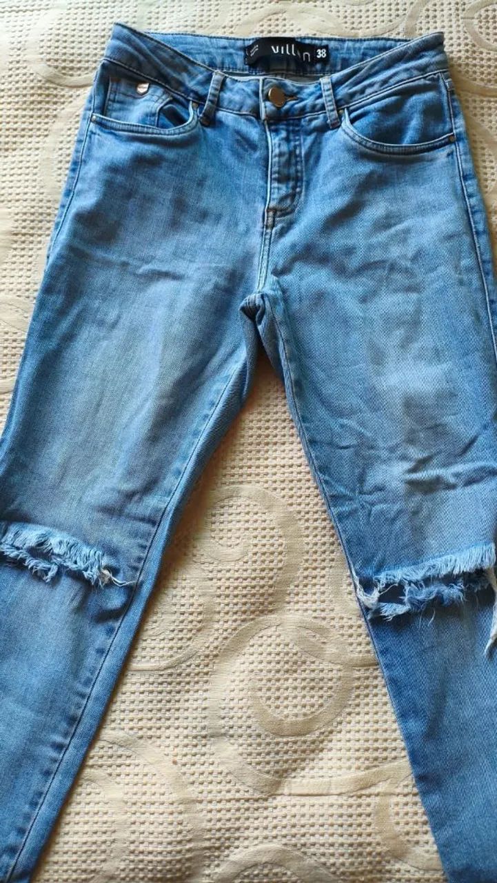 Kit com 2 Calças Jeans Villon Femininas - Foto 2