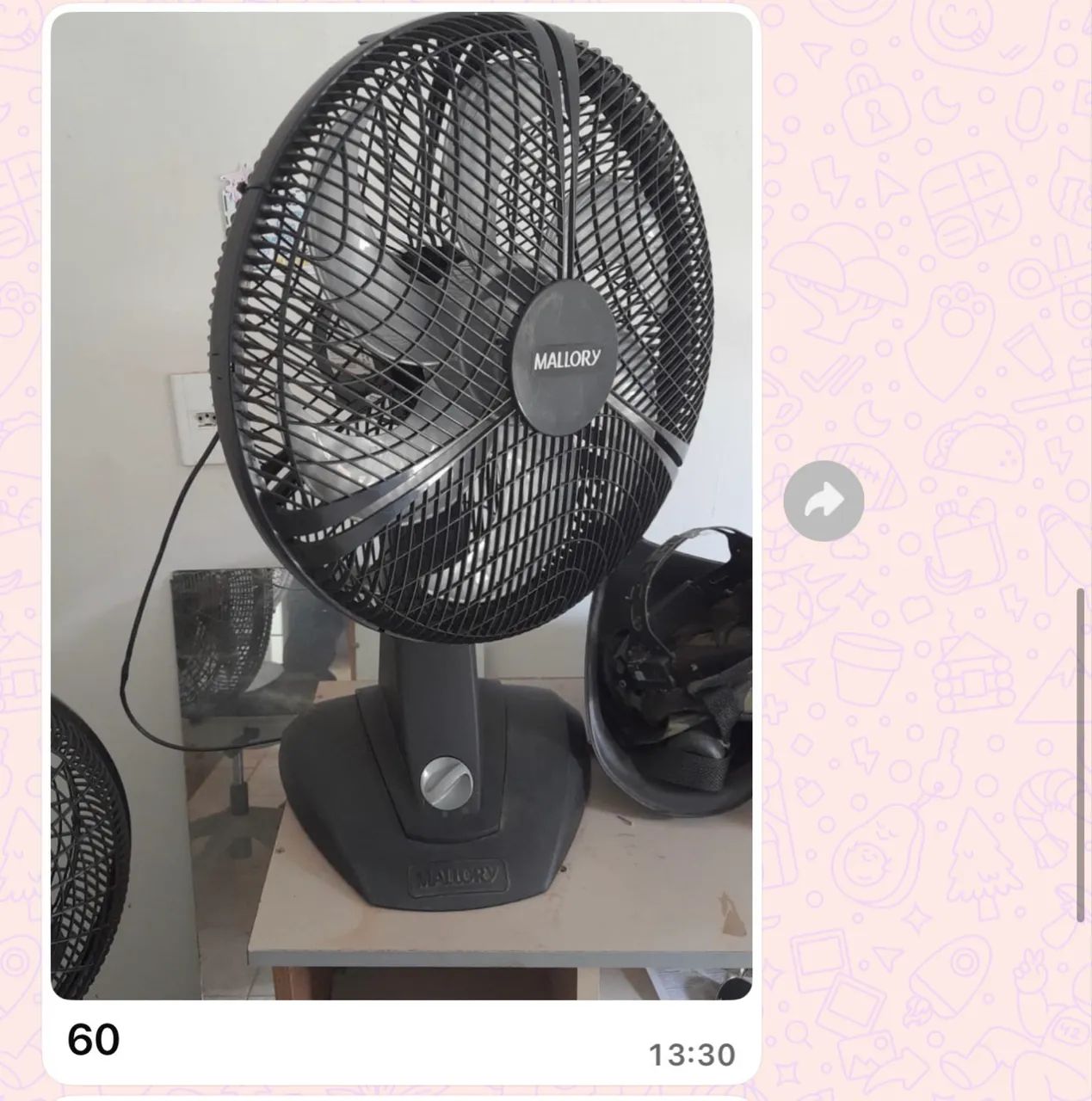 Ventiladores e cômoda 