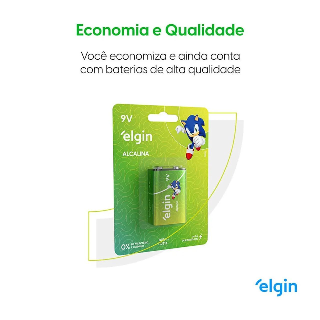 Bateria 9v Elgin - Foto 3