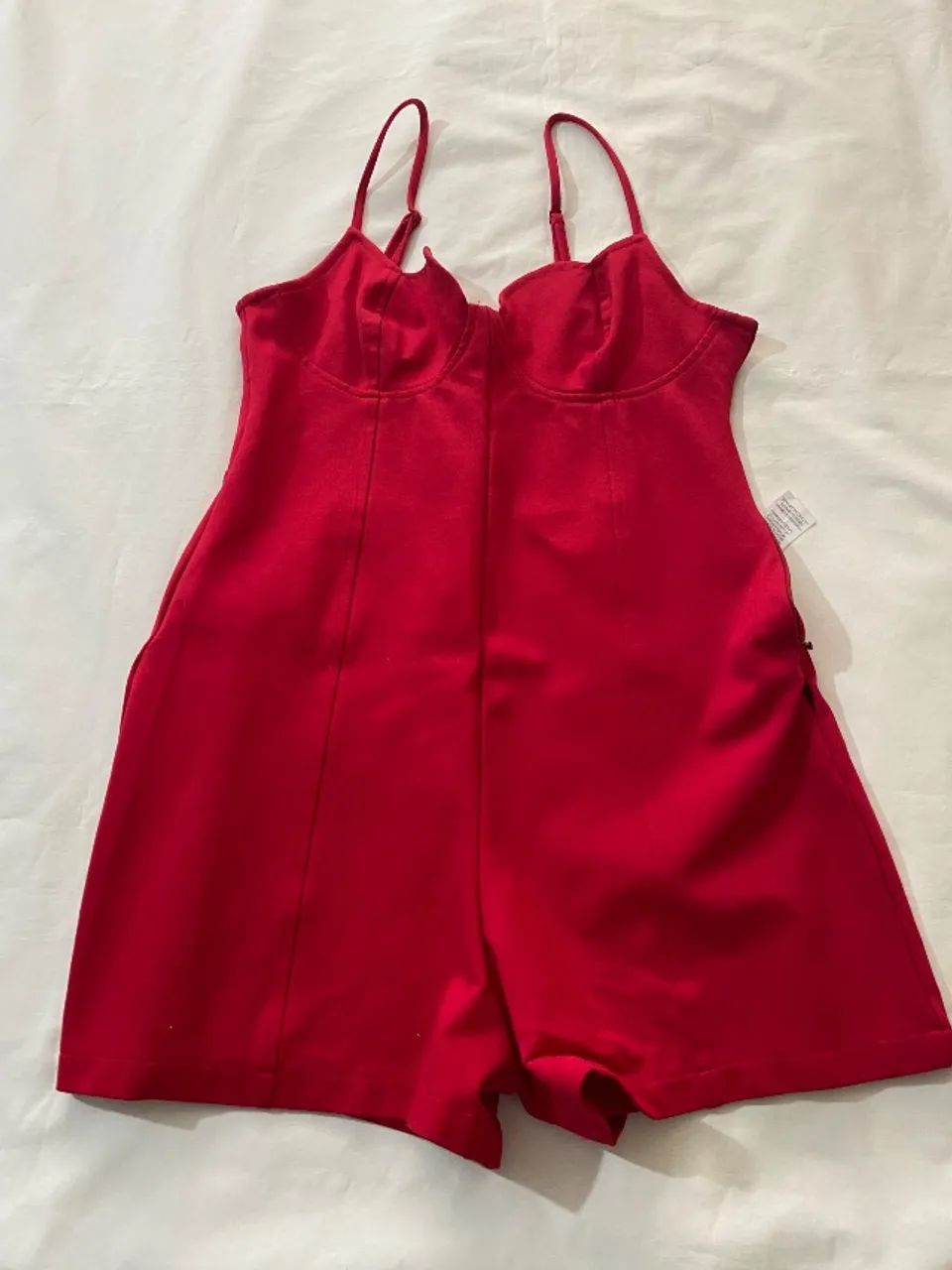 Macacão vermelho Leboh TAM G - Foto 3