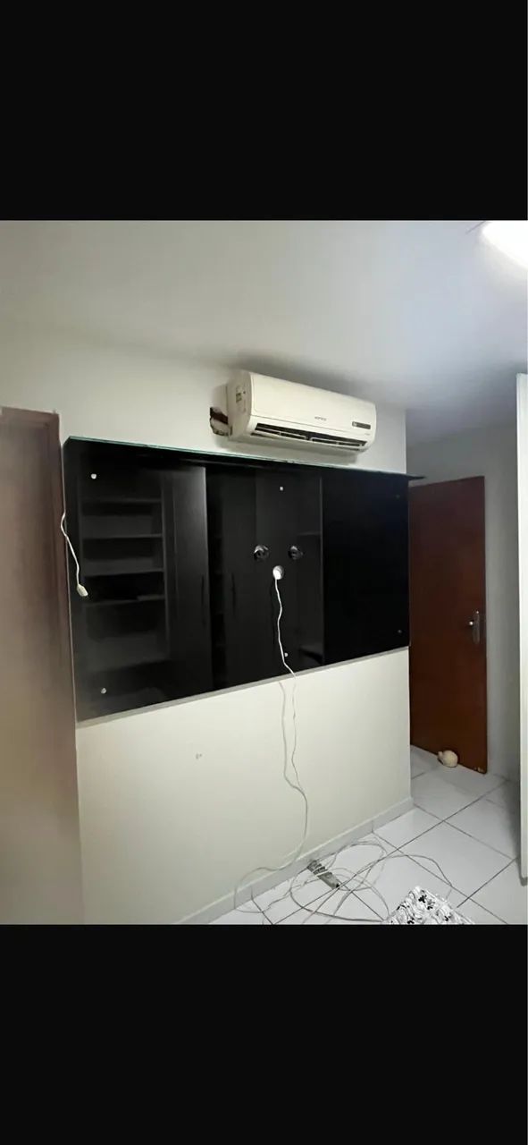 Painel de TV de vidro preto  - Foto 2