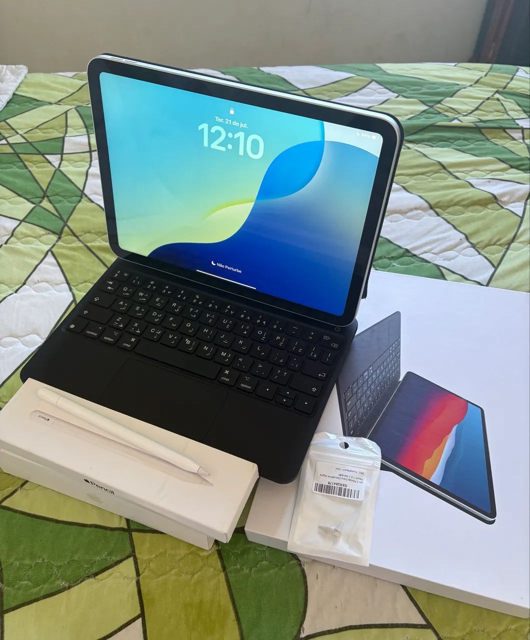 Ipad 10 + Apple pencil + capa com teclado  - Foto 5
