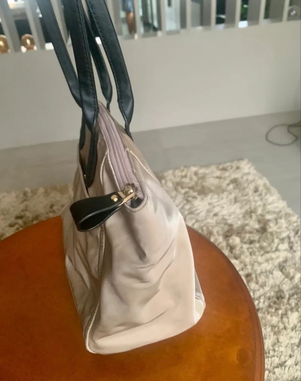 bolsa michael kors original nova bege alça preta - Foto 5