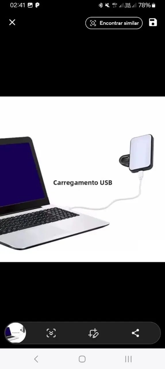 Luminária de preenchimento para selfie - Foto 5
