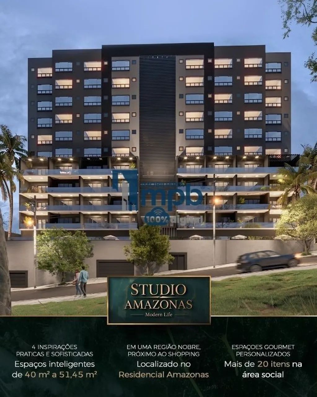 Studio Amazonas no Residencial Amazonas