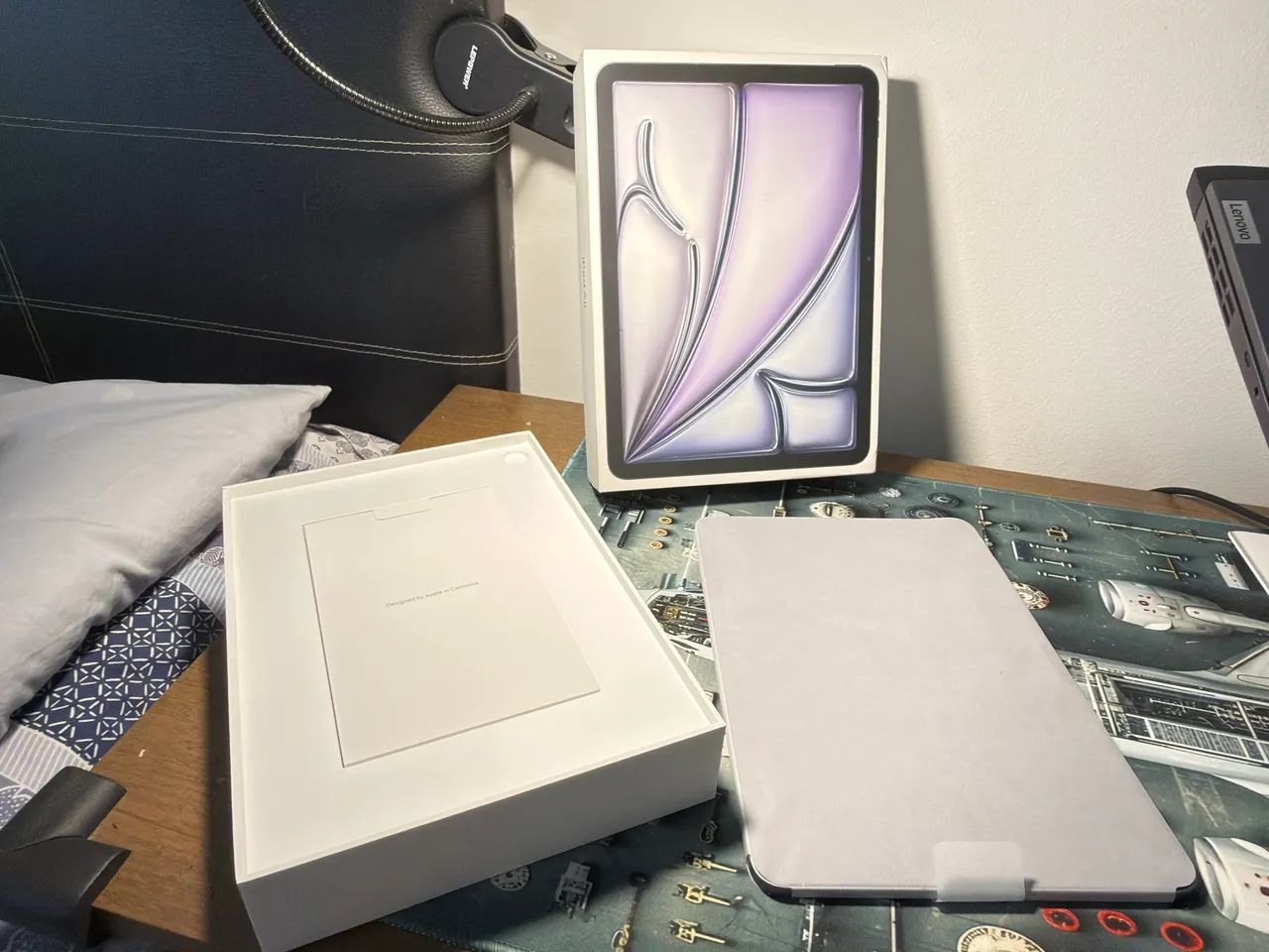 iPad Air 11? M2 1TB Wifi e 5G + GPS Cinza Espacial Novo na Caixa