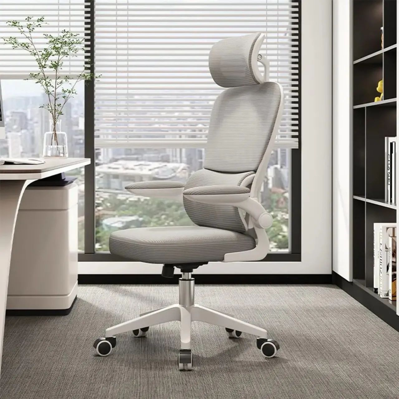 CADEIRA ERGONÔMICA PYTHON FLY B07 - COR BRANCA