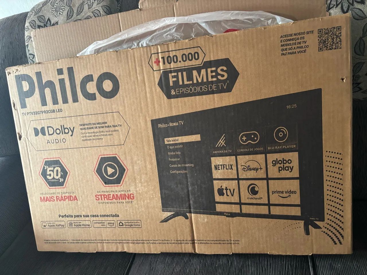 Tv nova nunca usada na caixa! - Foto 5