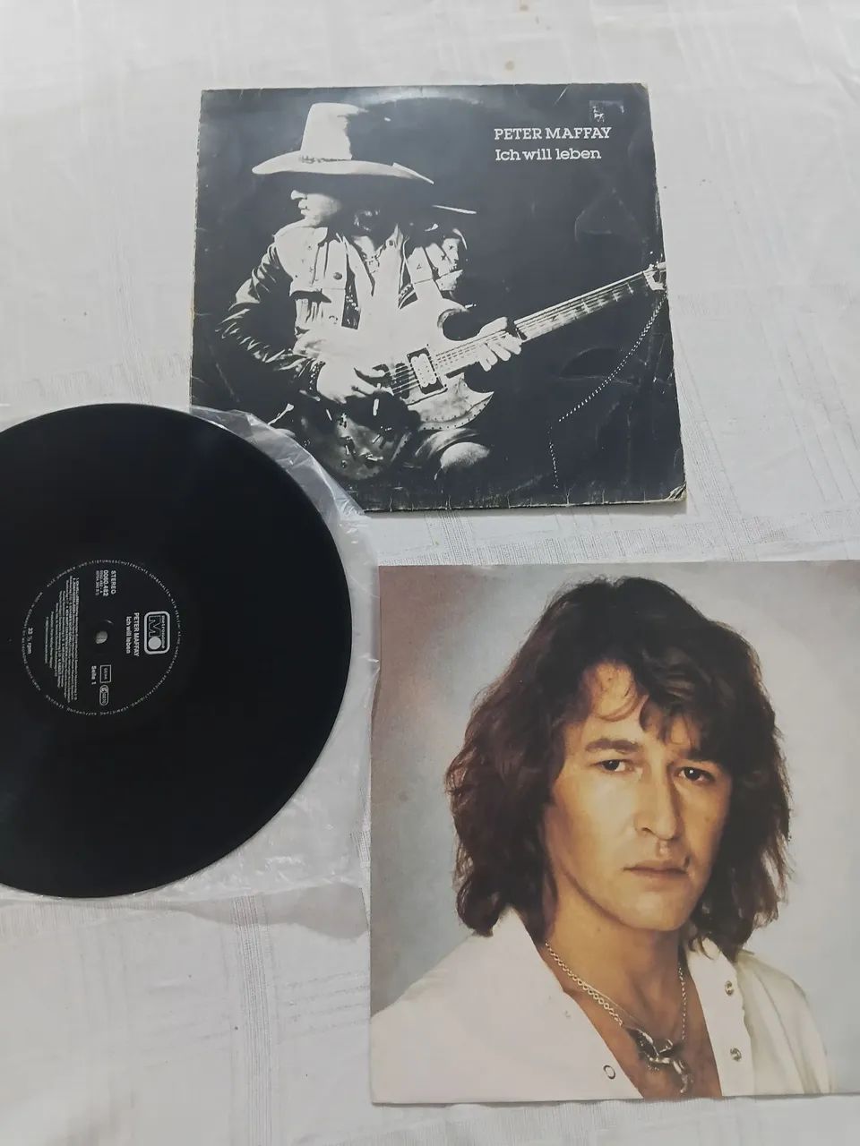 LP Peter Maffay Ich Will Leben Edição importada Original  - Foto 3