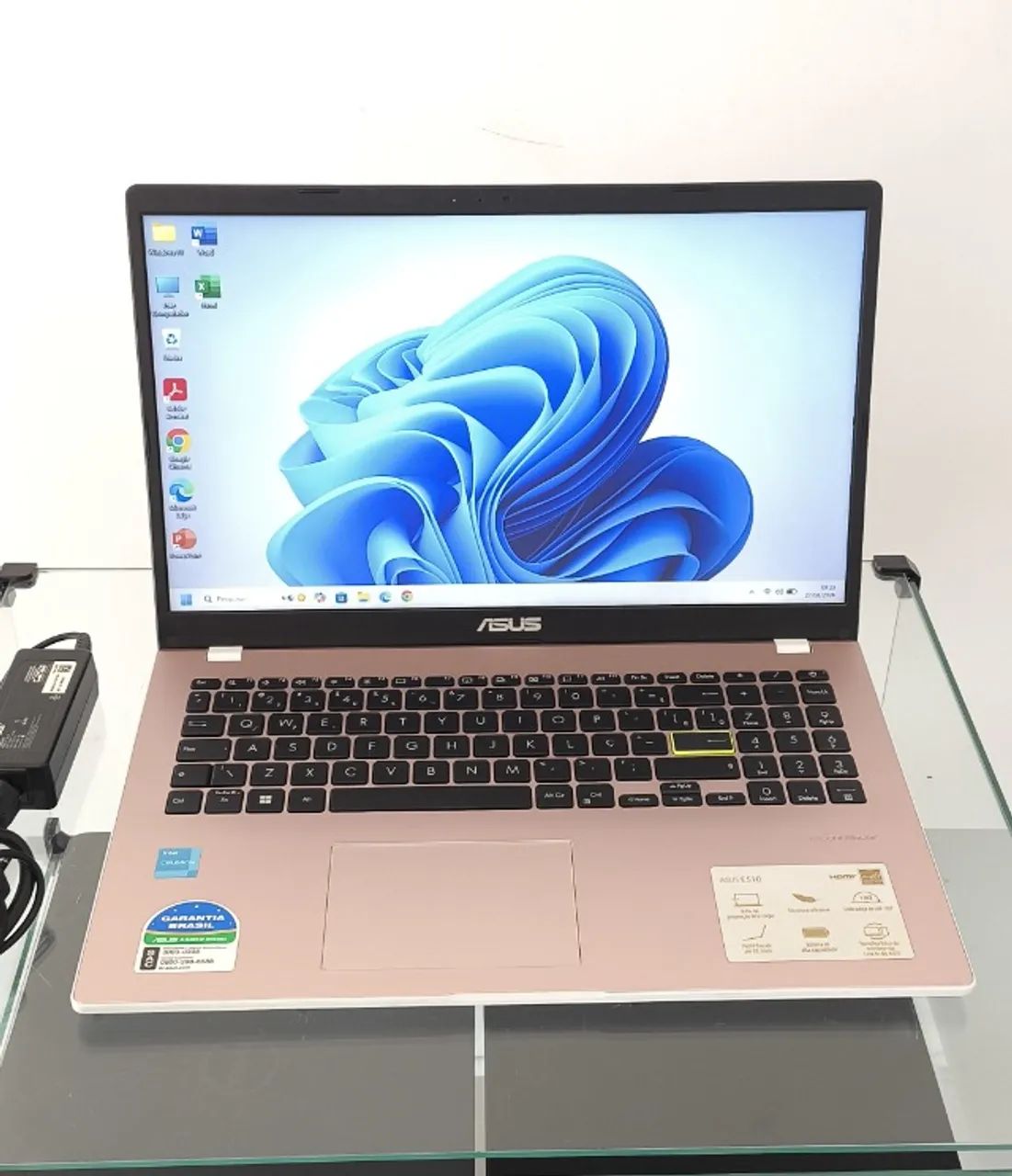 Notebook Asus E510K - Intel Celeron N4500 - RAM 4GB - SSD 128GB - Tela 15.6 Slim