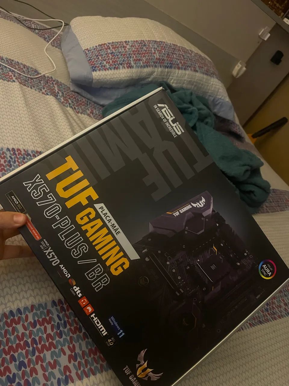 Placa mãe x570plus br ASUS tif gaming  - Foto 5