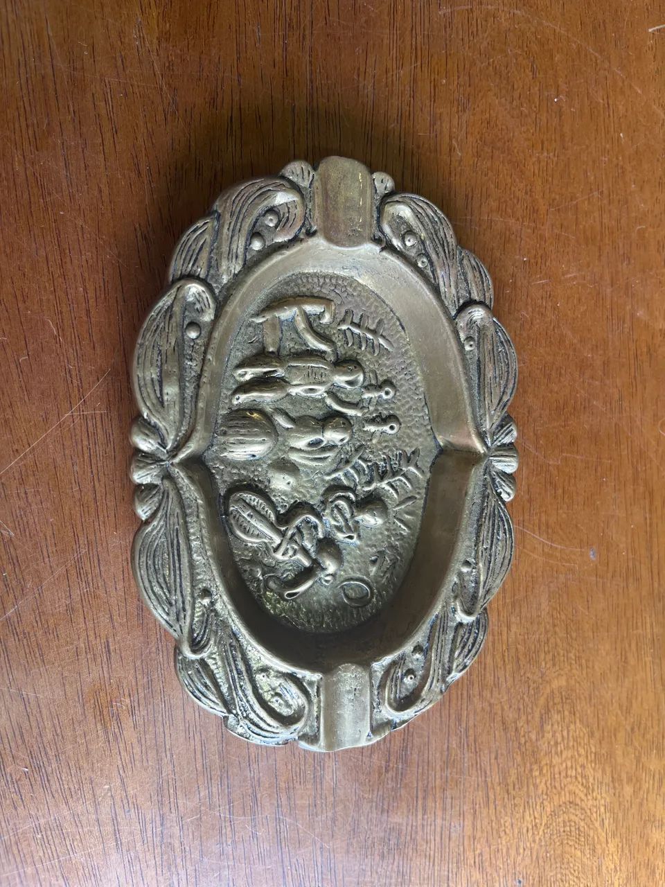 Cinzeiro vintage De Latão 