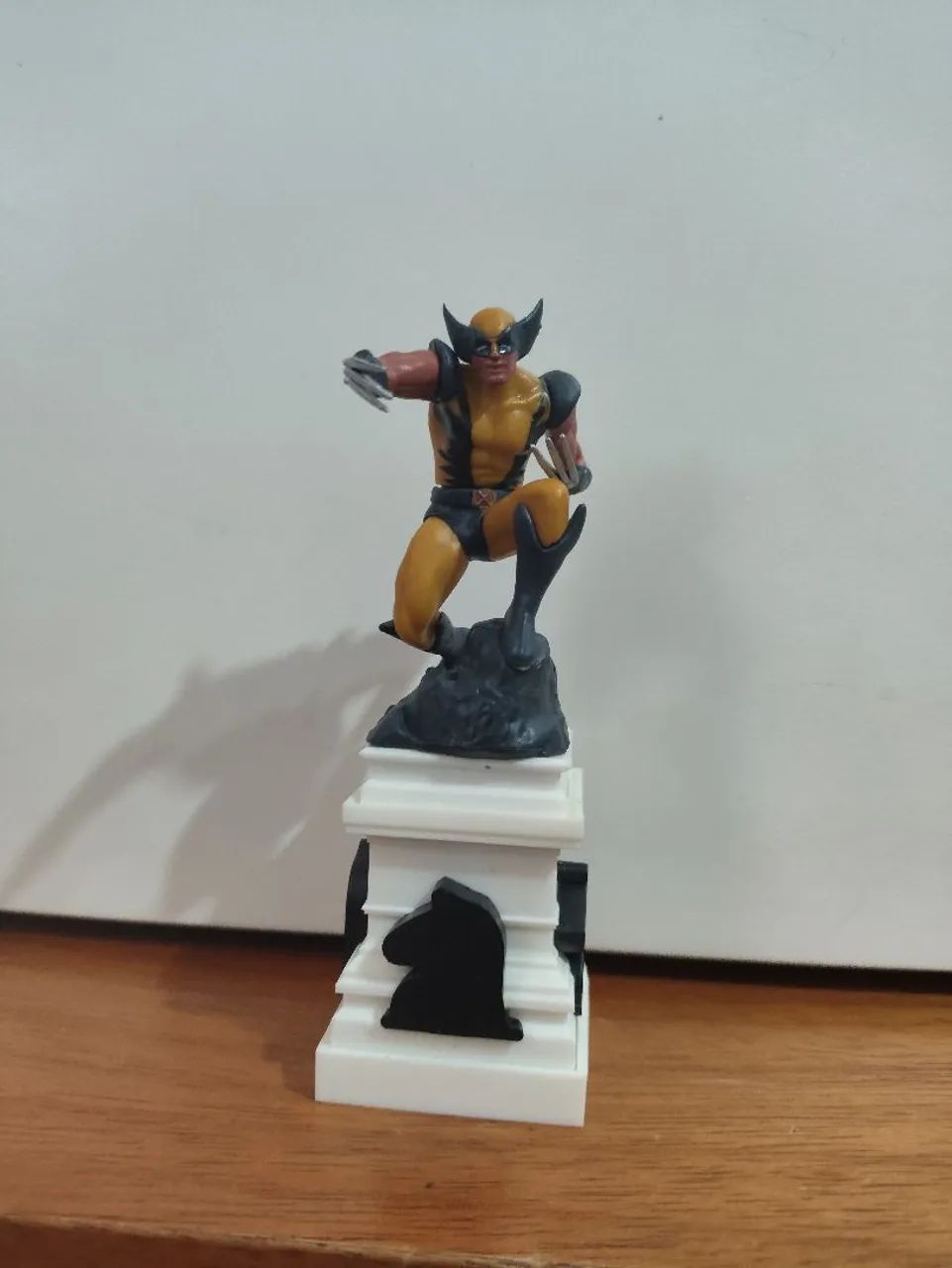 Miniatura Wolverine coleção peça de xadrez Marvel original 
